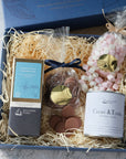 'Hygge' Candle And Chocolate Hamper