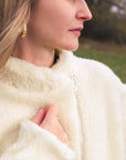 Woolen Woman's Jacket - White