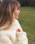Woolen Woman's Jacket - White