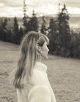Woolen Woman's Jacket - White