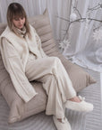 “Mama & Me” Woolen Teddy Slipper Gift Set