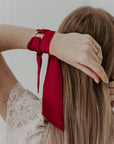 SOUL SISTERS Silk Ribbon Bracelet – Eternal Friendship Symbol by Olla at www.brixbailey.com