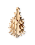 Wooden Small Christmas Tree & Felt Ornaments Set-3