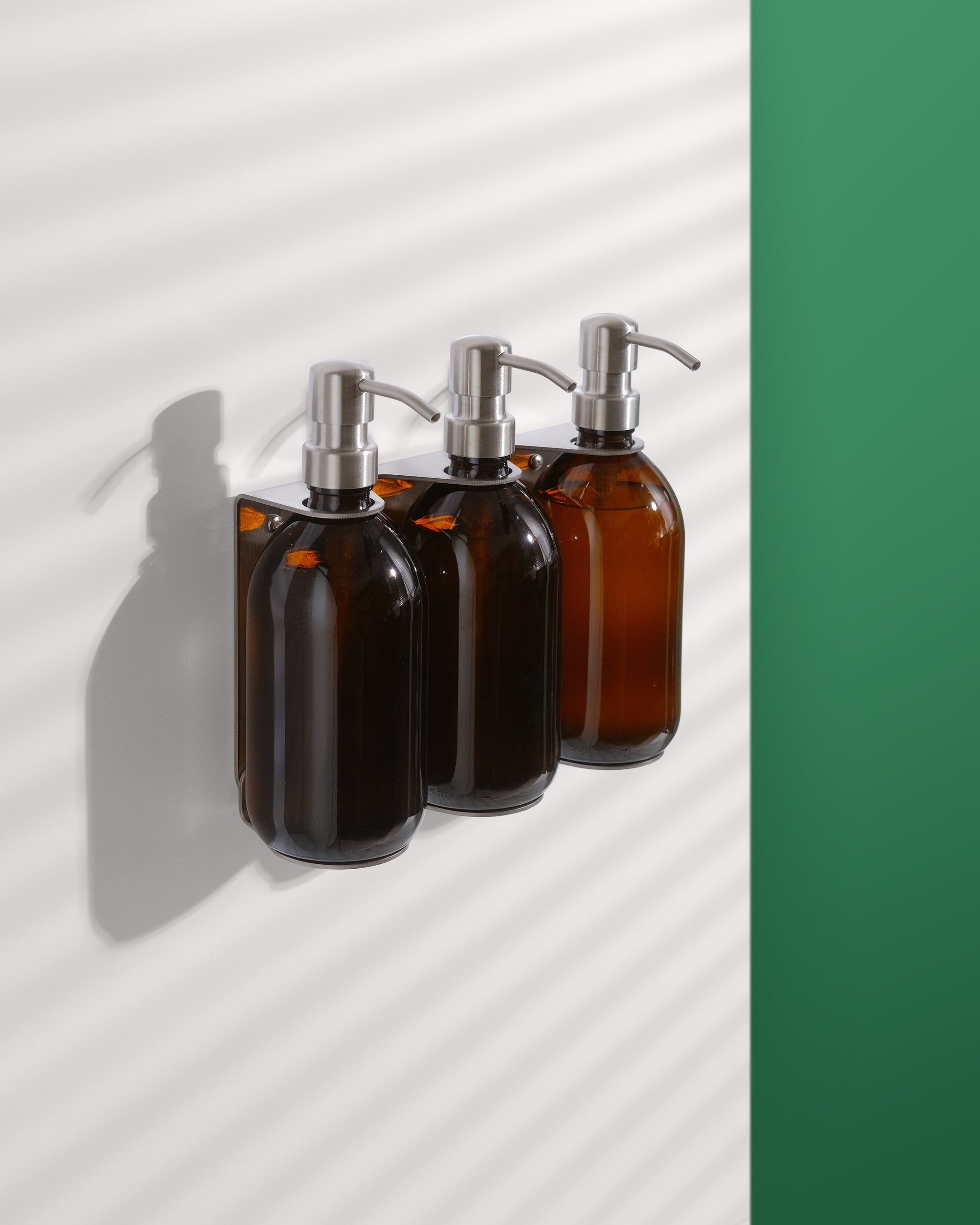 Nickel Triple Bottle Holder-3