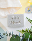 Exfoliating Face Wash Bar | Patchouli, Clary Sage & Sweet Orange | Natural Facial Cleanser with Gentle Scrub | Vegan, Plastic-Free Skincare