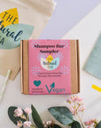 Floral Mini Shampoo Sampler - gift set with 4 mini shampoo bars