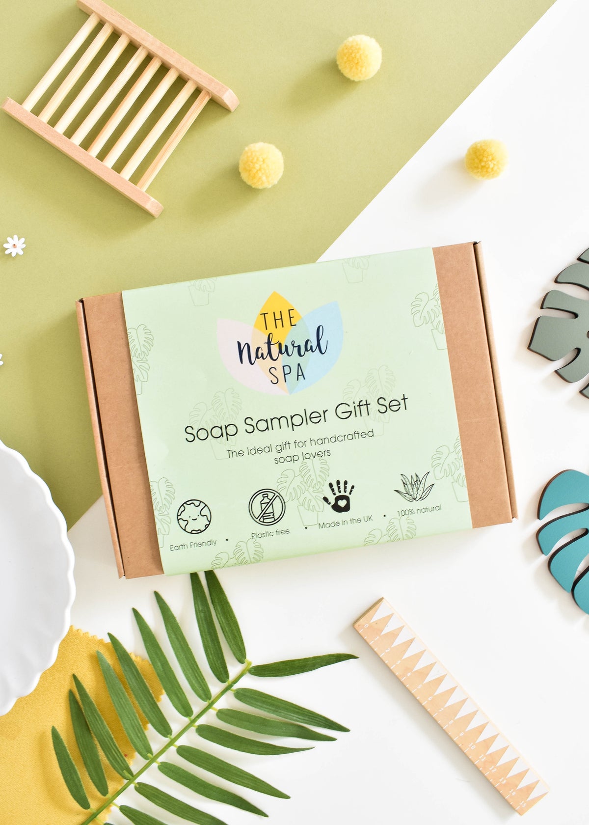 Soap Sampler Gift Set | 8 x 25g Mini Travel Soaps | Natural Handcrafted Letterbox Gift | Vegan, Plastic-Free Skincare