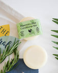 Rosemary & Lime Solid Conditioner Bar | Natural Hair Conditioner for All Hair Types | Vegan, Plastic-Free Hair Care