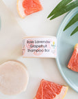Rose, Lavender & Grapefruit Shampoo Bar | Natural Hair Wash for All Hair Types | Vegan, Plastic-Free Hair Care