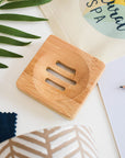 Shampoo / conditioner Bar sized Bamboo Draining Dish