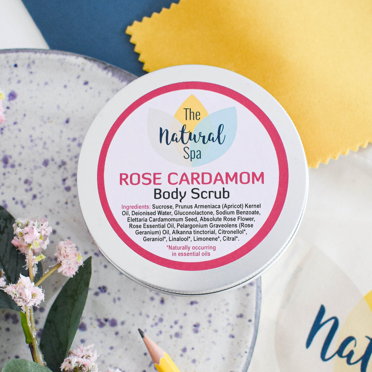 Rose &amp; Cardamom Body Scrub 200g | Natural Exfoliating Scrub – Zoe’s May Staff Pick