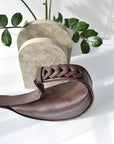 Flora Leather Crossbody Bag – Handcrafted by Gerda Retter by Gerda Retter Design at www.brixbailey.com