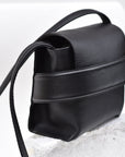 Black Leather Shoulder Bag