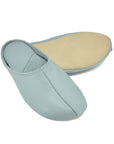 Mint Leather Indoor Slippers