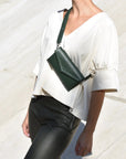 Large Leather Waist and Shoulder Bag