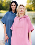 Surf Poncho - Cotton Waffle