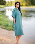 Surf Poncho - Cotton Waffle