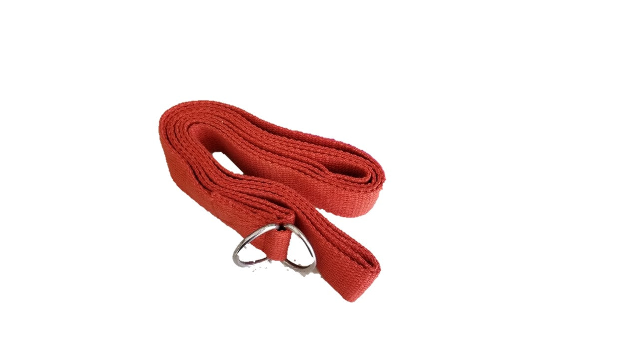 OMSutra Yoga Strap D-Ring (Regular) 6' - Deluxe-1