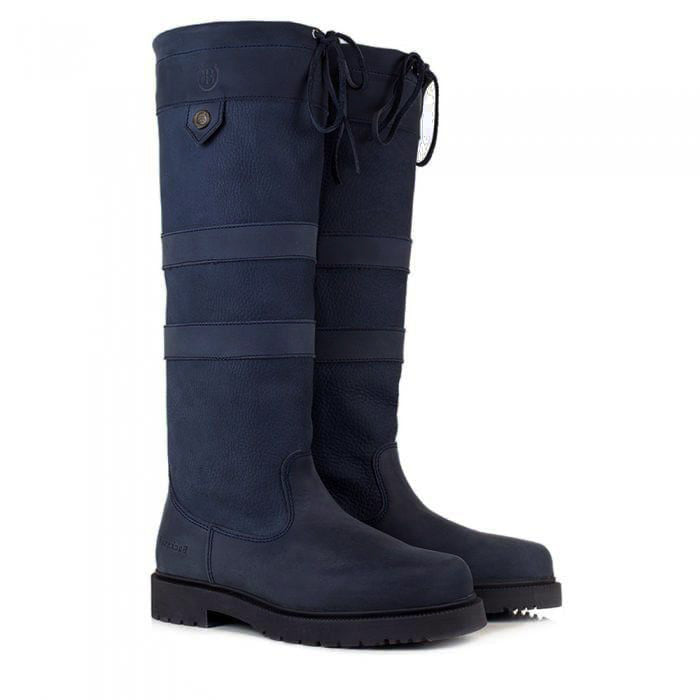 Waterproof Country Boots in Blue Standard and Wide Fit
