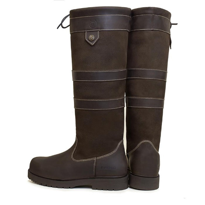 Waterproof Country Boots in Brown Standard or Wide Calf