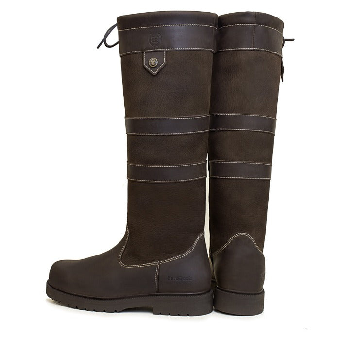 Waterproof Country Boots in Brown Standard or Wide Calf