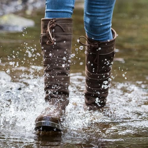Dakota Waterproof Country Boots - Brown