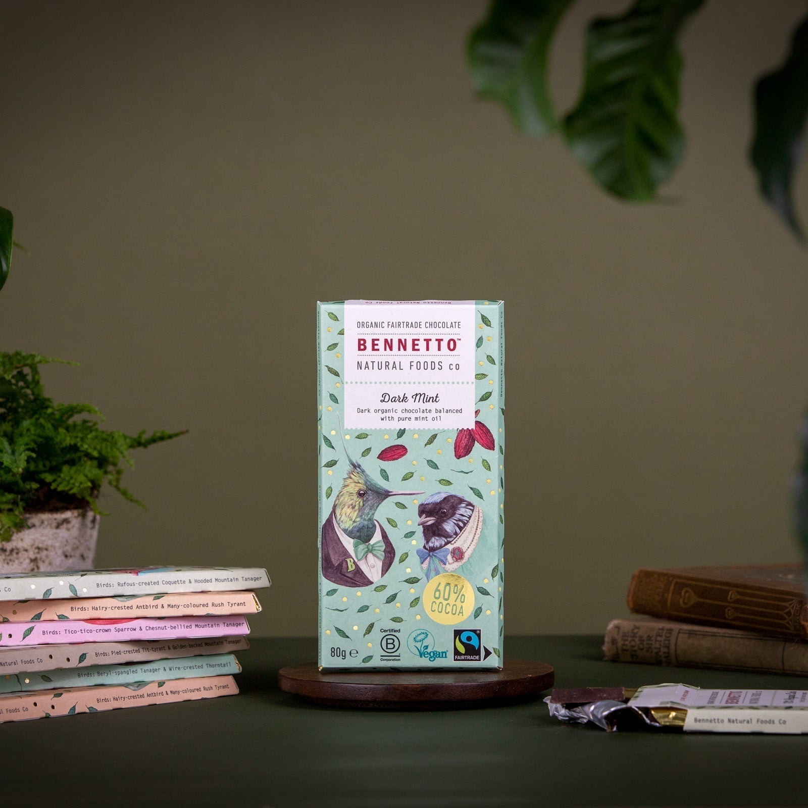 Dark Mint Organic Chocolate 60 Percent Cocoa