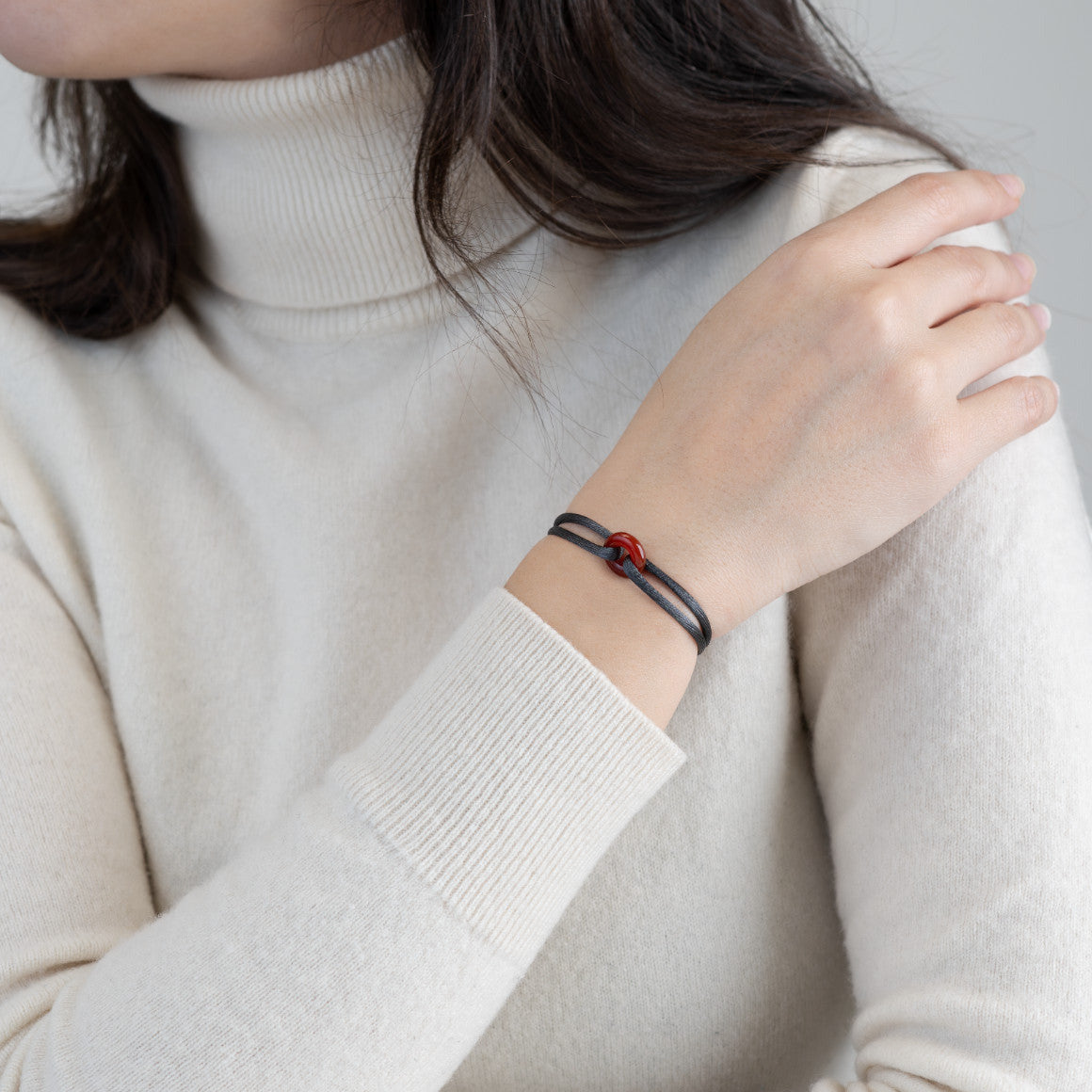 Red Soho Cord Bracelet