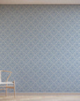 Demi Damask Wallpaper in Monochromatic
