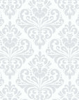 Demi Damask Wallpaper in Monochromatic