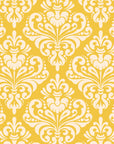 Demi Damask Wallpaper in Monochromatic