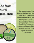 Cucumber Lime Natural Lip Balm | Vegan, Hydrating & Nourishing | Plastic-Free, Handmade Lip Care