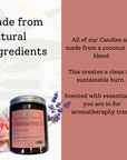 Wildflower Wisp Hand-Poured Coconut Wax Candle | Floral & Natural Aromatherapy | Vegan, Eco-Friendly Candle | 2 Size Options