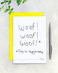 Dog For Happy Birthday Card