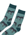 Save the Donkeys Bamboo Socks in Blue