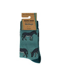 Save the Donkeys Bamboo Socks in Blue