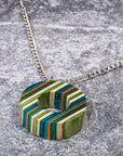Donut Eco Friendly Recycled Skateboard Necklace-4