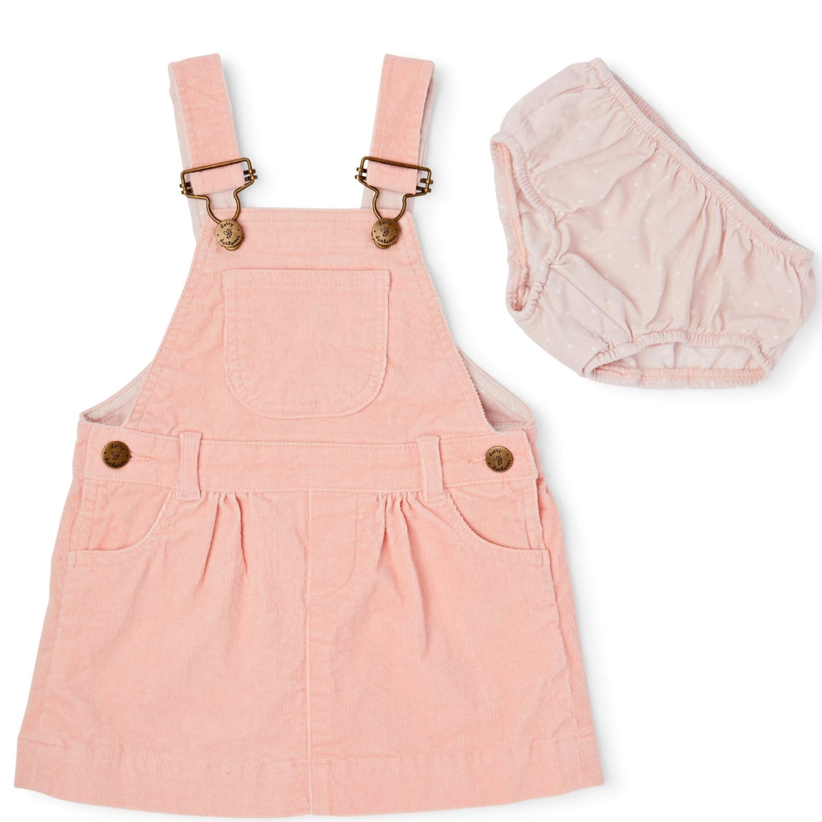 Old Rose Pink Corduroy Dress