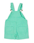 Green Denim Shorts