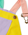 Pastel Colourblock Denim Shorts