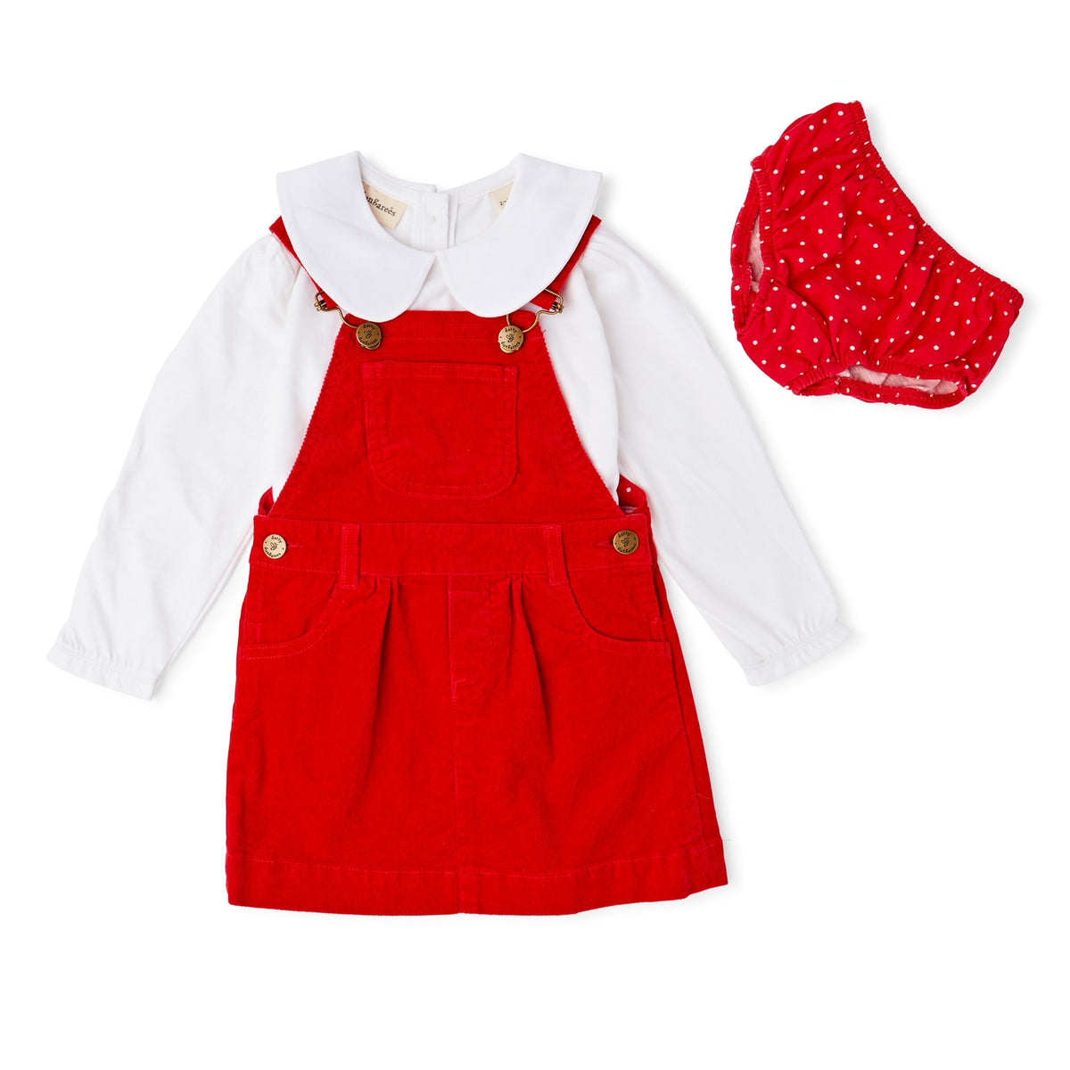 Red Corduroy Dress