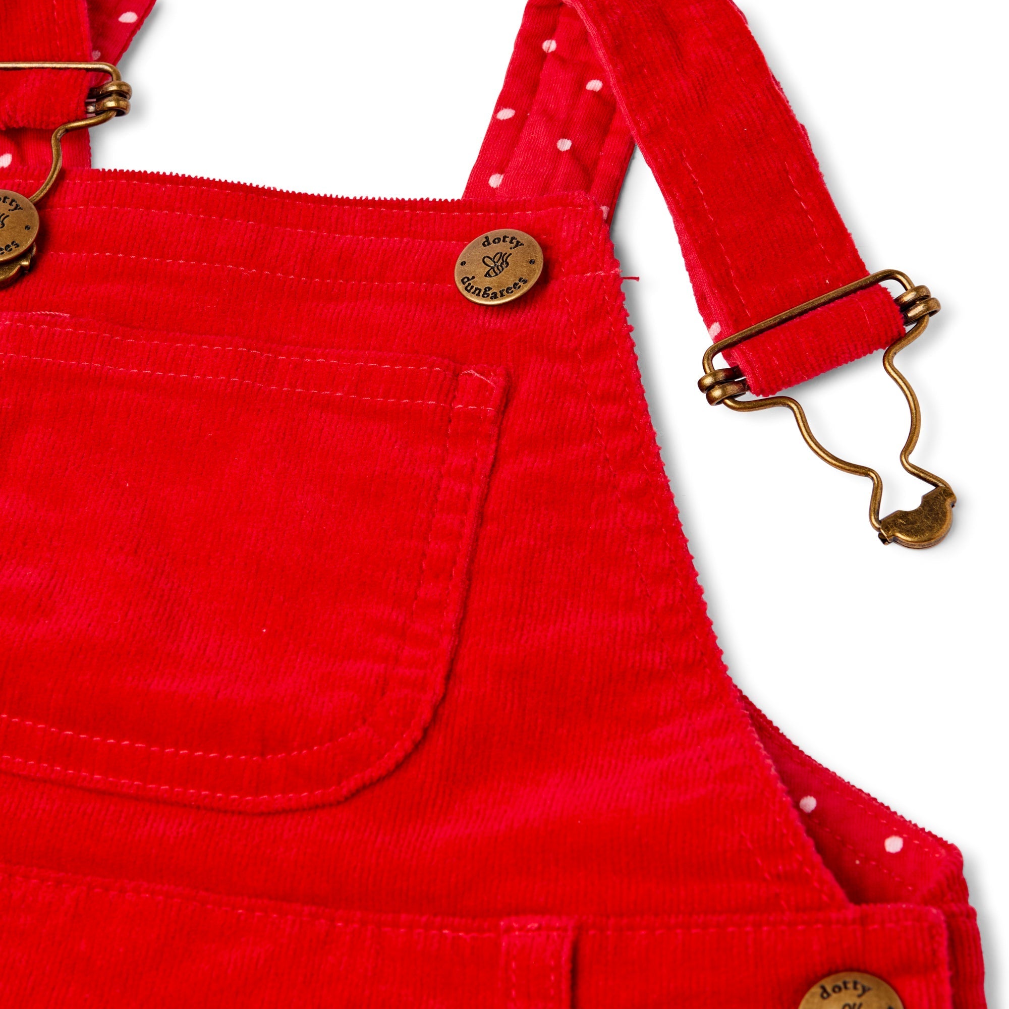 Red Corduroy Dress