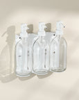 White Triple Wall Mounted Soap Dispenser