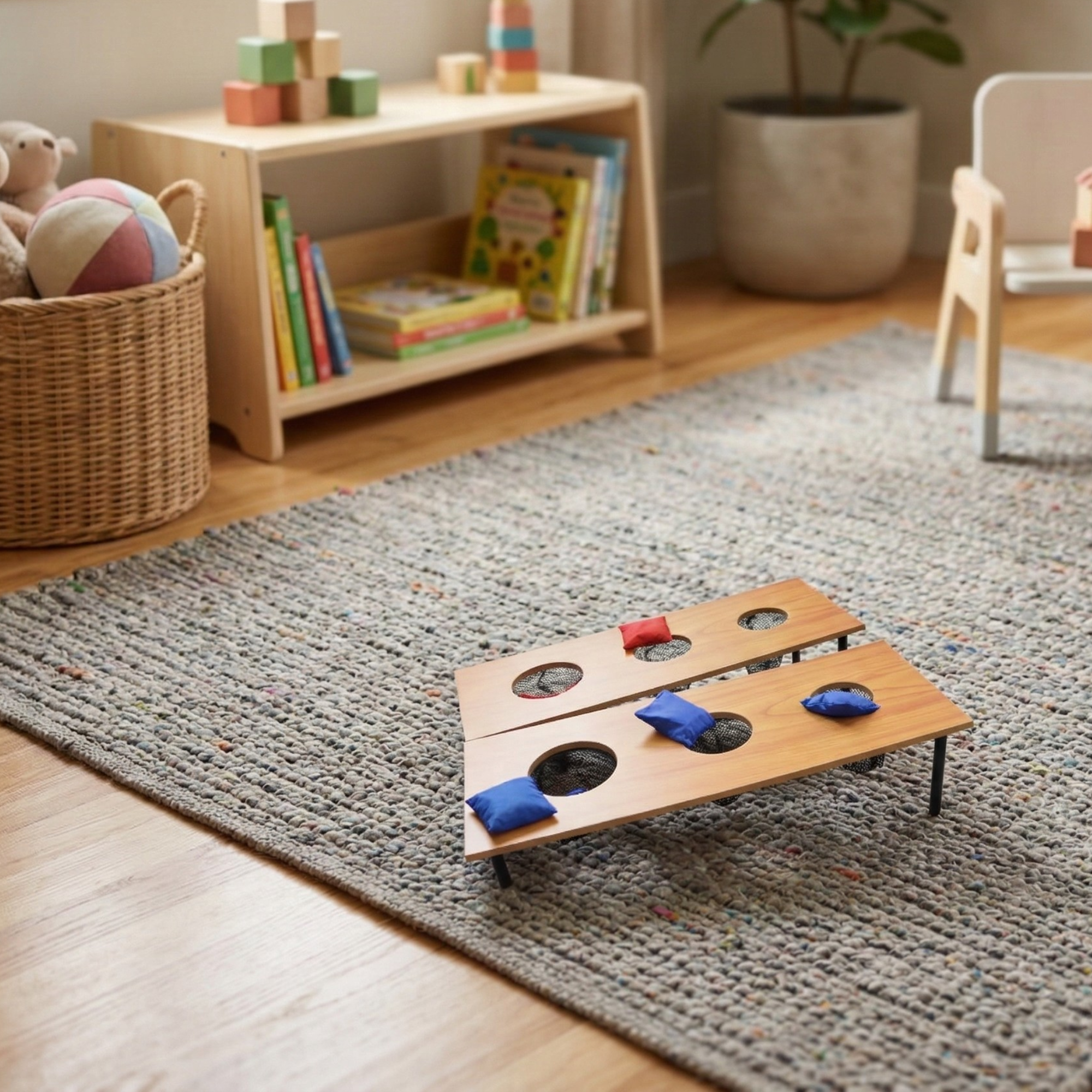 Double Deck Cornhole Game - Bean Bag Toss Game