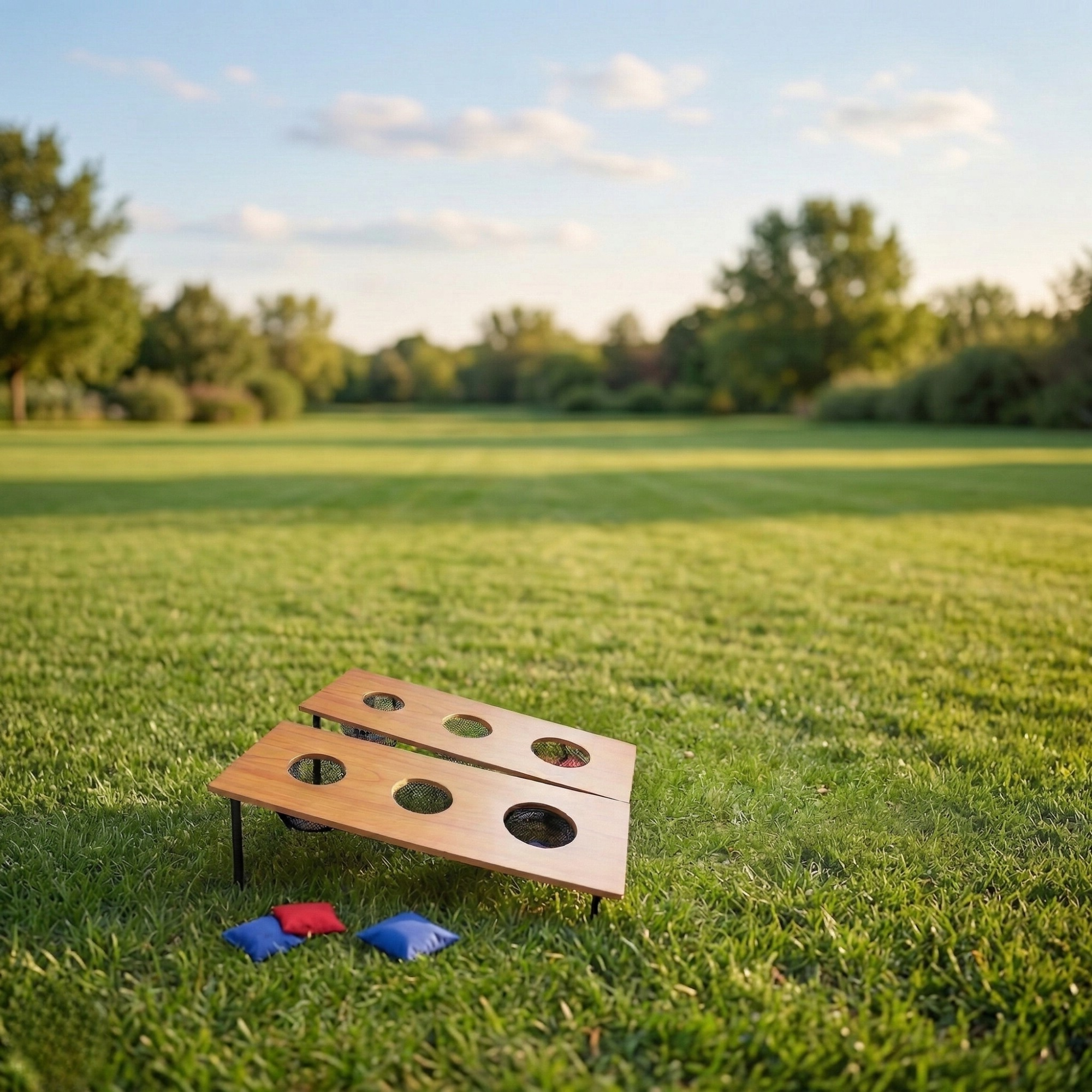 Double Deck Cornhole Game - Bean Bag Toss Game