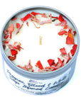 Dragons Blood & White Sage Crystal Infused Scented Candle - The Incense Collection