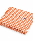 drap plat 80x110 coton bio vichy bébé gots ensemble enfant