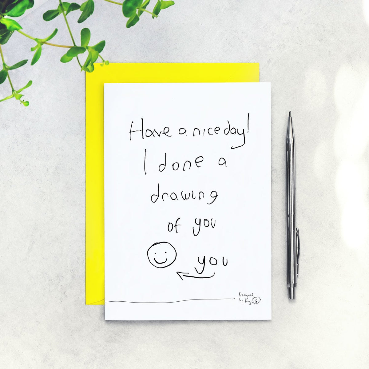 I Done A Drawing of You Card