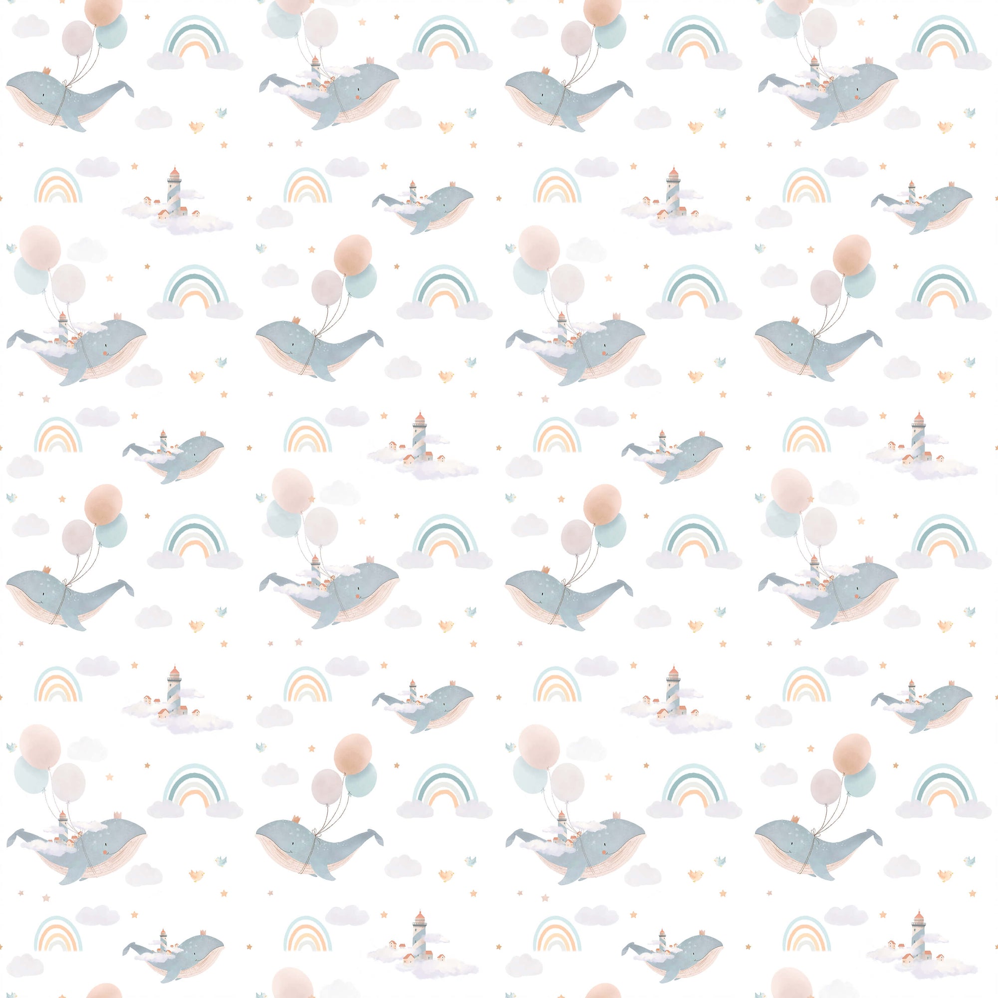 Dreamer Whale Wallpaper