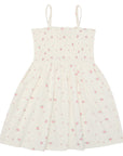 Let's Play Floral Jersey Dress - Cream